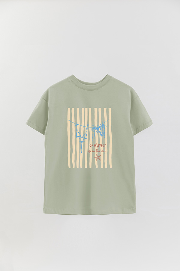 REMERA OVER ESTAMPADA SB SUMMER IS IN THE AIR