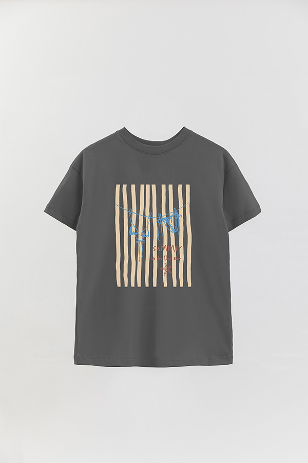 REMERA OVER ESTAMPADA SB SUMMER IS IN THE AIR