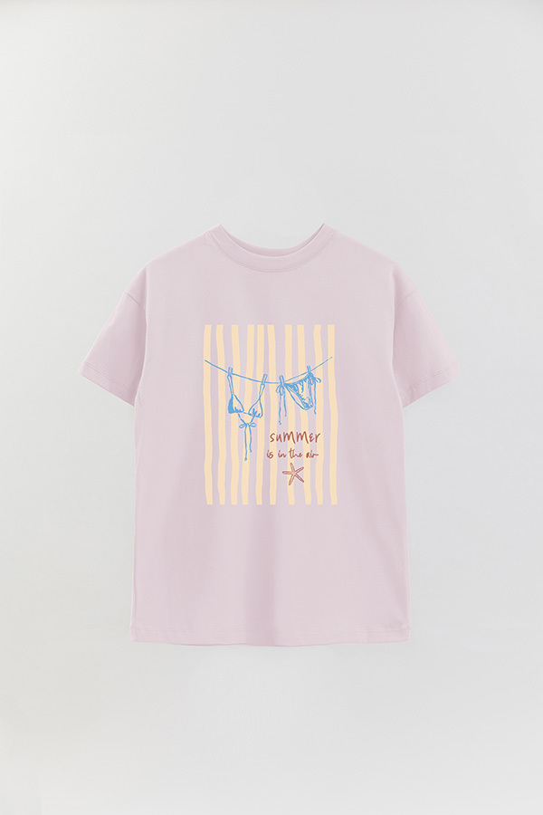REMERA OVER ESTAMPADA SB SUMMER IS IN THE AIR