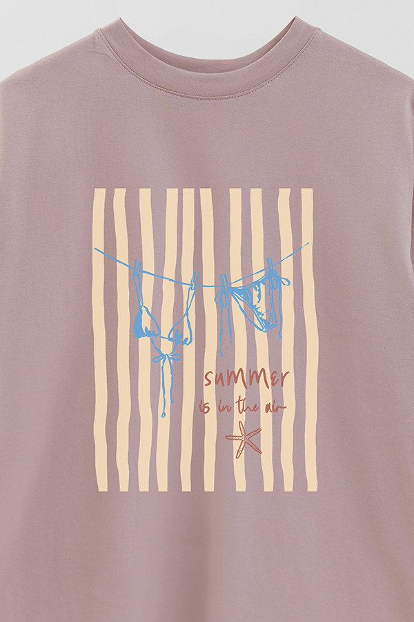 REMERA OVER ESTAMPADA SB SUMMER IS IN THE AIR