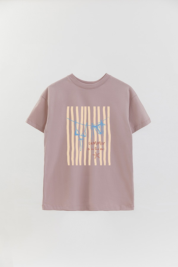 REMERA OVER ESTAMPADA SB SUMMER IS IN THE AIR