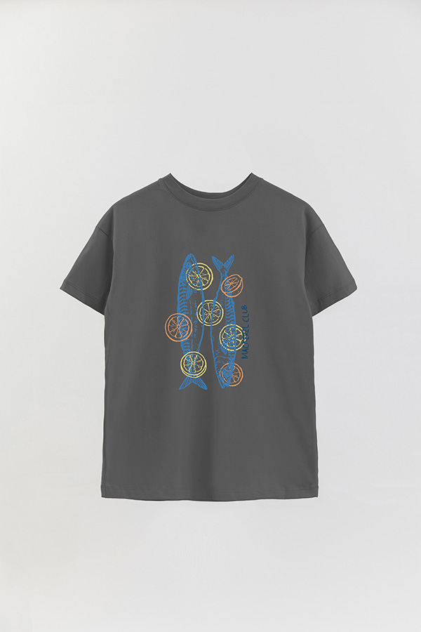 REMERA OVER ESTAMPADA SB MACKEREL CLUB