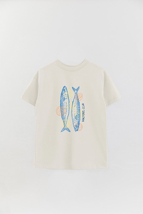 REMERA OVER ESTAMPADA SB MACKEREL CLUB