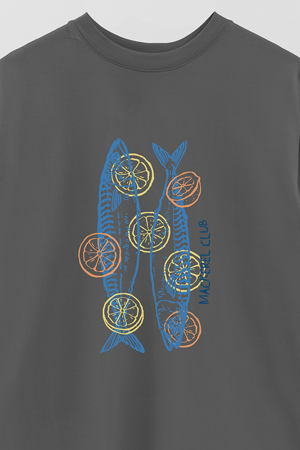REMERA OVER ESTAMPADA SB MACKEREL CLUB