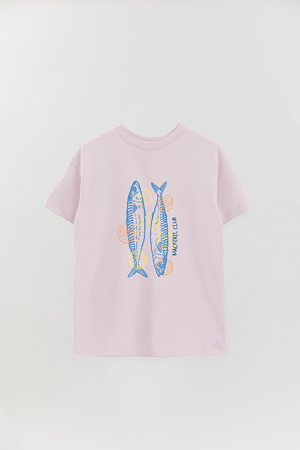 REMERA OVER ESTAMPADA SB MACKEREL CLUB