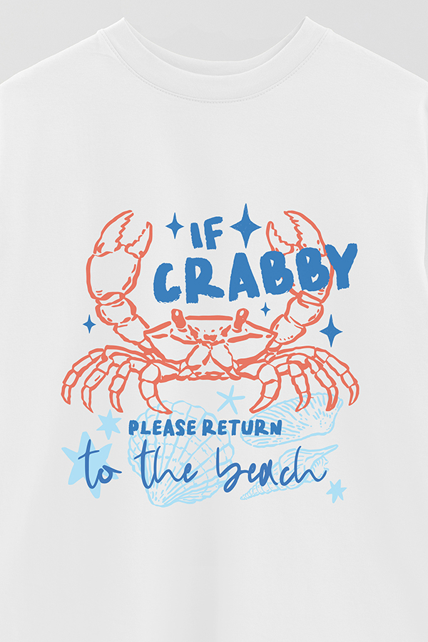 REMERA OVER ESTAMPADA SB IF CRABBY