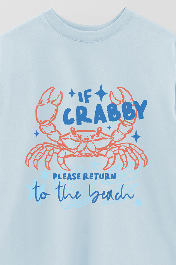 REMERA OVER ESTAMPADA SB IF CRABBY