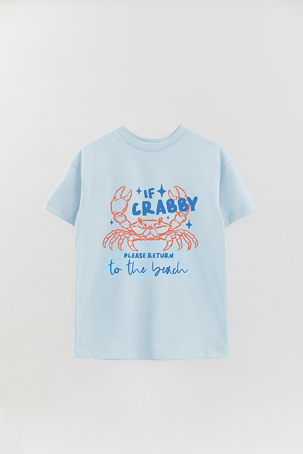 REMERA OVER ESTAMPADA SB IF CRABBY
