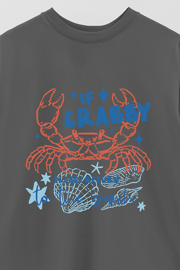 REMERA OVER ESTAMPADA SB IF CRABBY