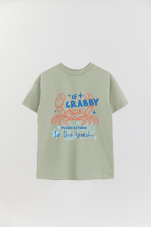 REMERA OVER ESTAMPADA SB IF CRABBY
