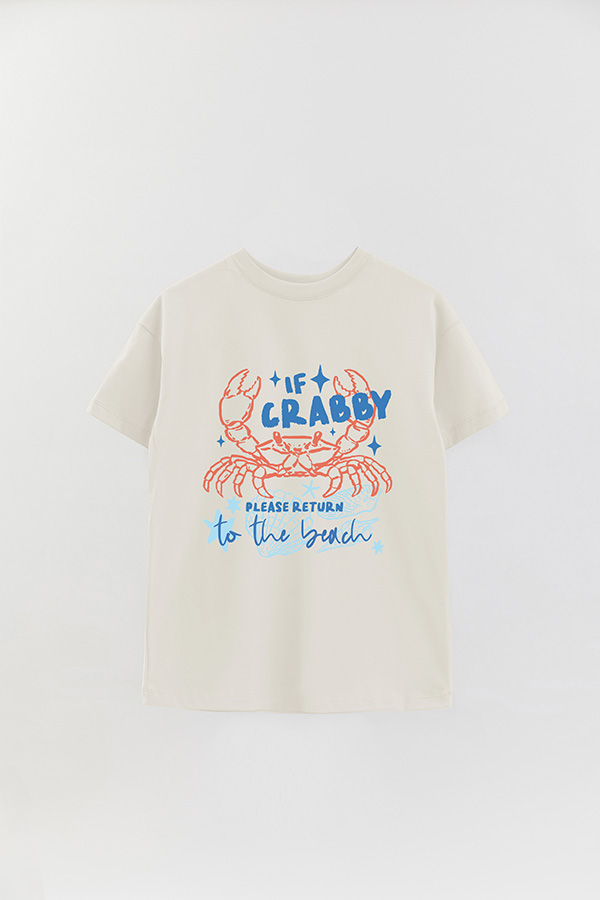 REMERA OVER ESTAMPADA SB IF CRABBY