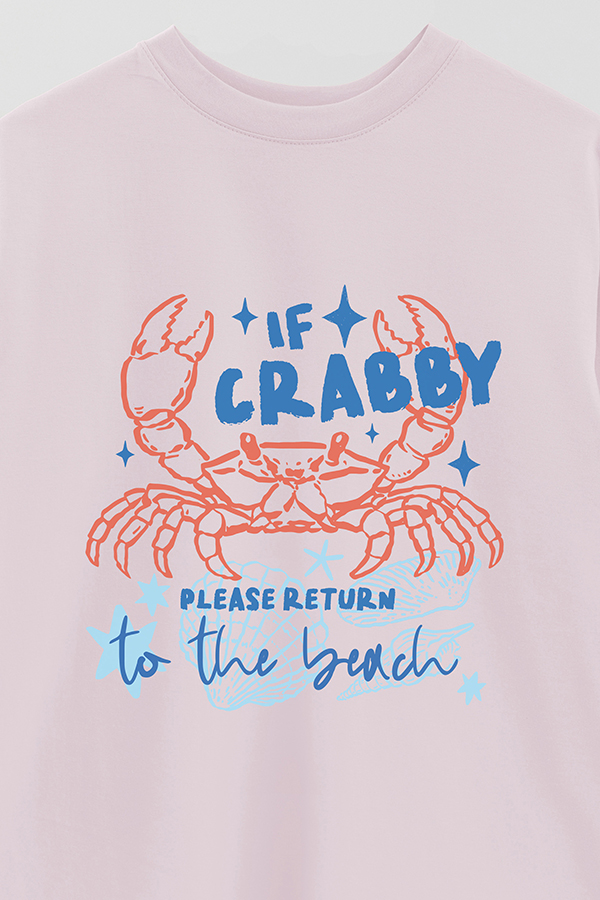 REMERA OVER ESTAMPADA SB IF CRABBY