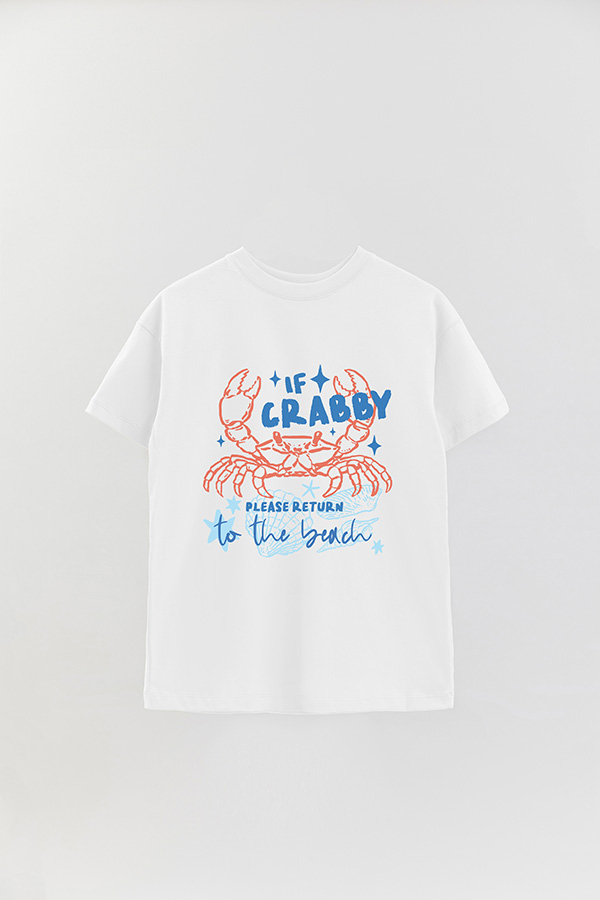 REMERA OVER ESTAMPADA SB IF CRABBY