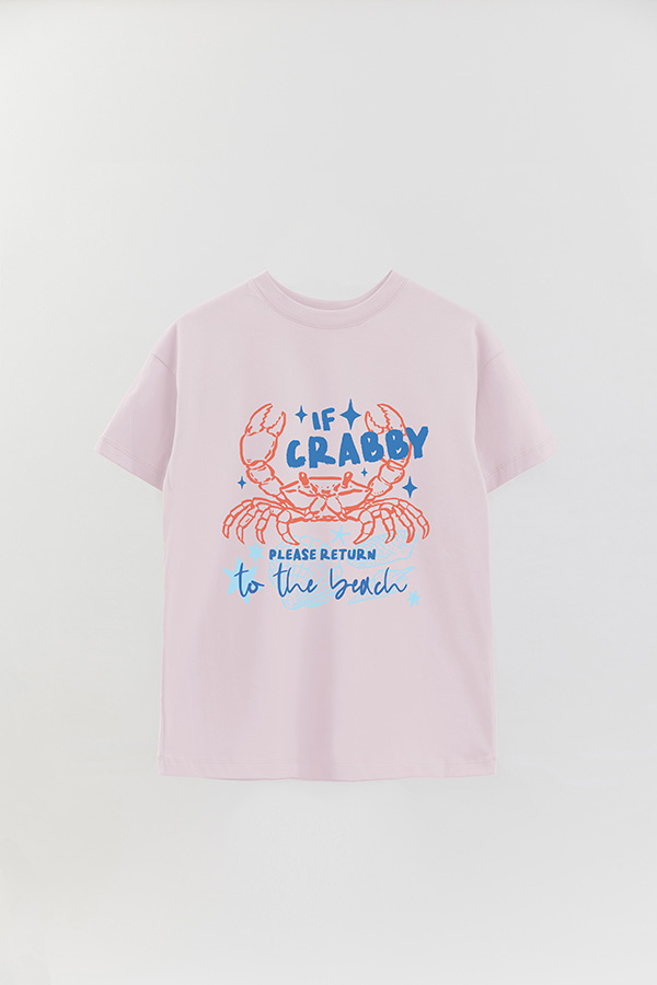 REMERA OVER ESTAMPADA SB IF CRABBY