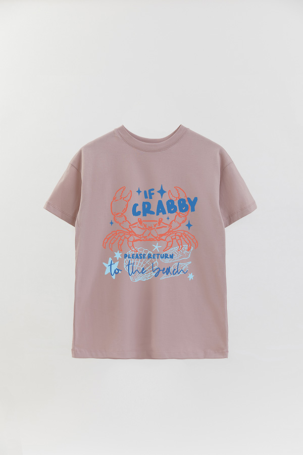 REMERA OVER ESTAMPADA SB IF CRABBY