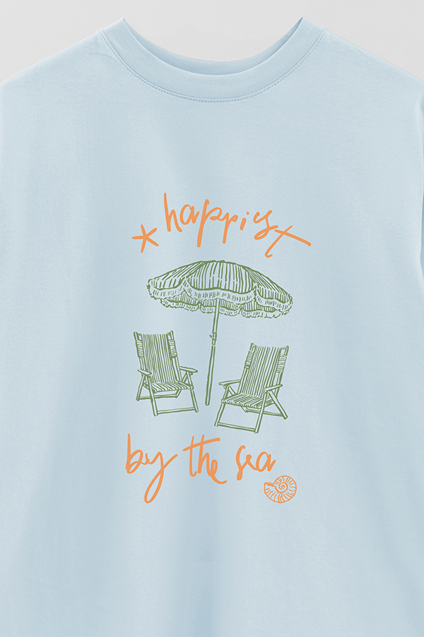REMERA OVER ESTAMPADA SB HAPPIEST