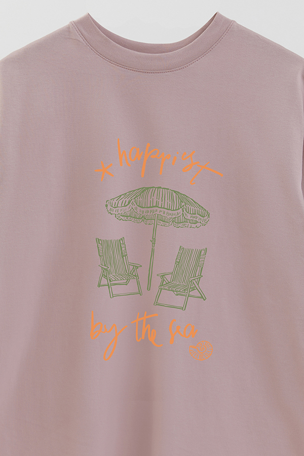 REMERA OVER ESTAMPADA SB HAPPIEST