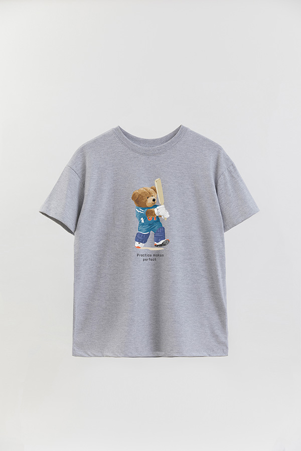 REMERA OVER ESTAMPADA UNISEX PRACTICE MAKES PERFECT
