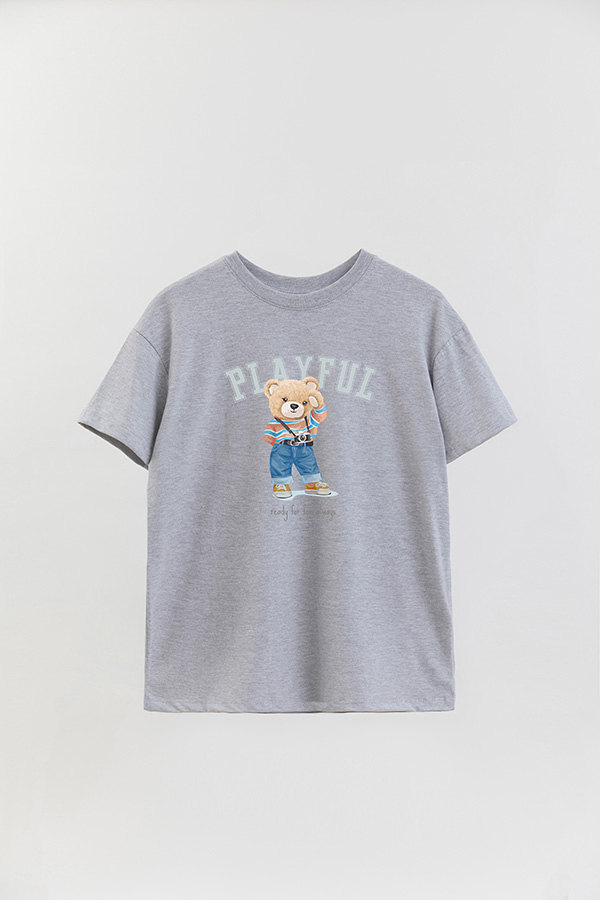 REMERA OVER ESTAMPADA UNISEX PLAYFUL