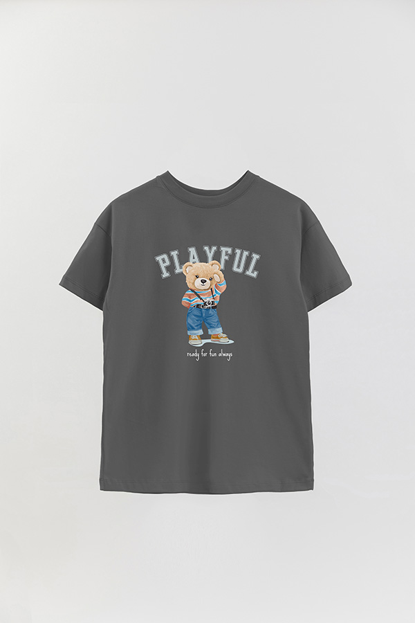 REMERA OVER ESTAMPADA UNISEX PLAYFUL