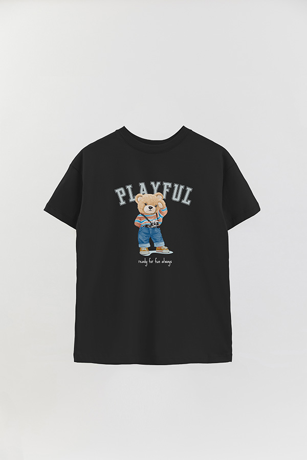 REMERA OVER ESTAMPADA UNISEX PLAYFUL