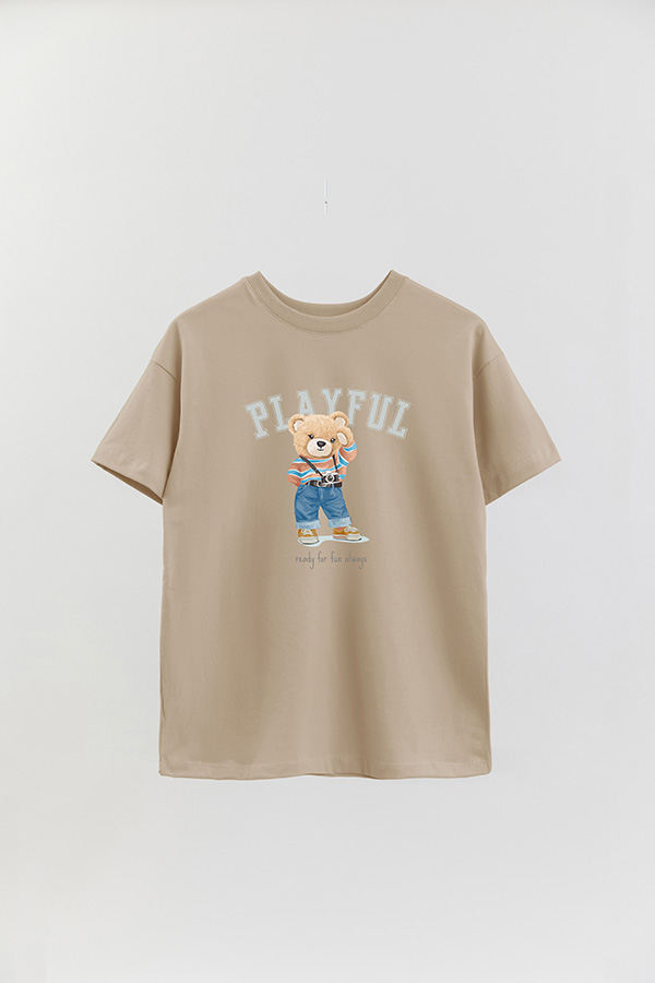 REMERA OVER ESTAMPADA UNISEX PLAYFUL
