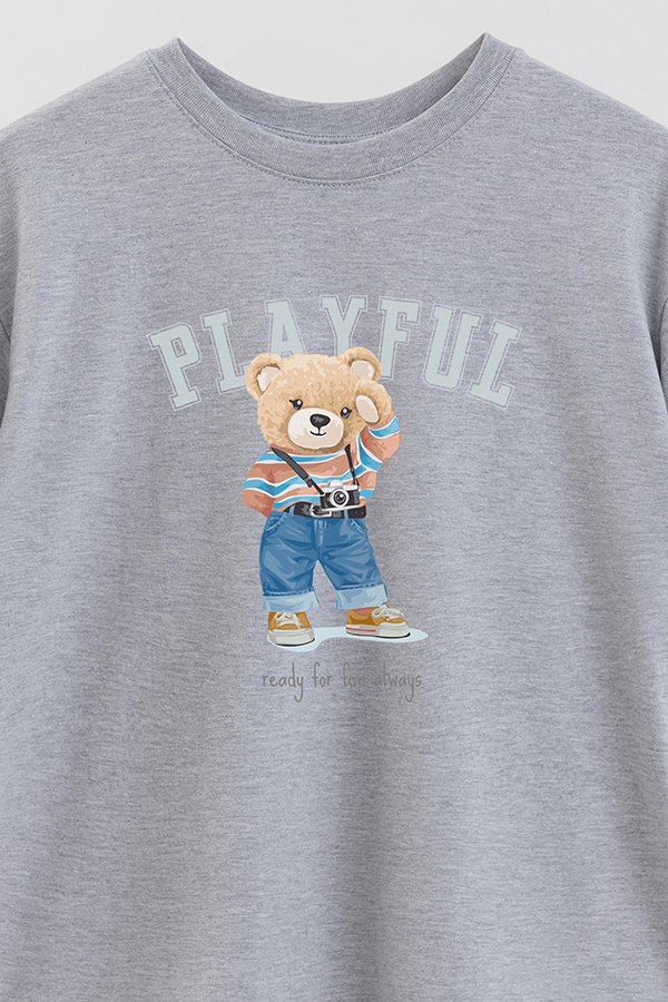 REMERA OVER ESTAMPADA UNISEX PLAYFUL