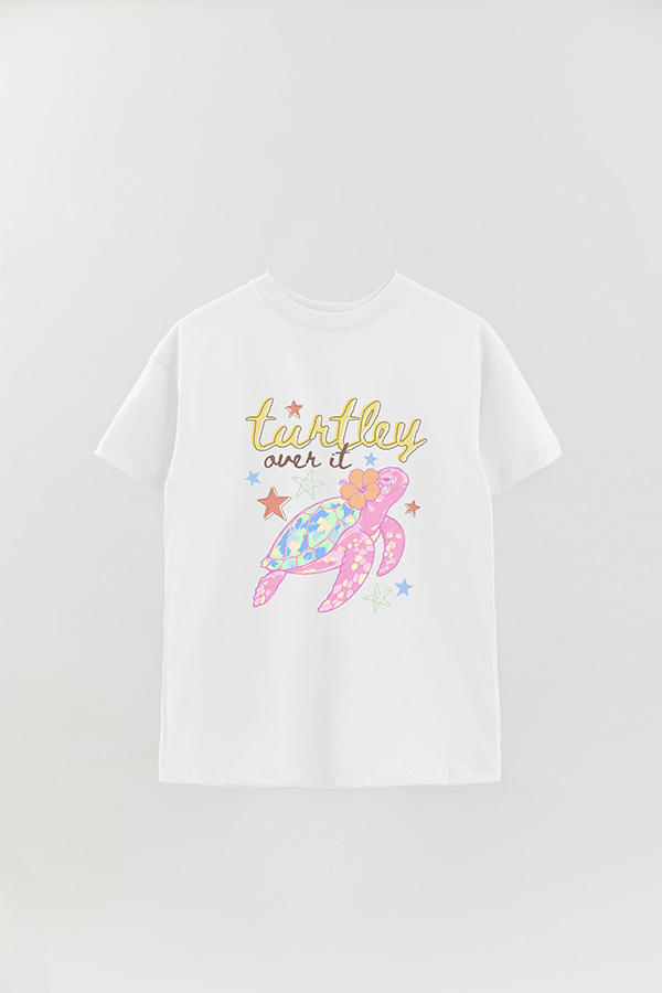 REMERA OVER ESTAMPADA CL TURTLEY