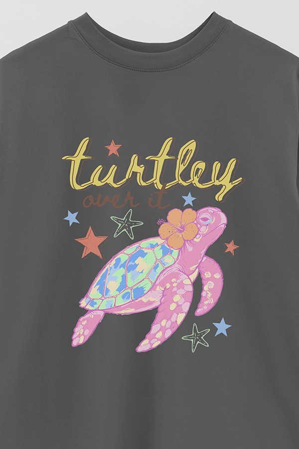 REMERA OVER ESTAMPADA CL TURTLEY