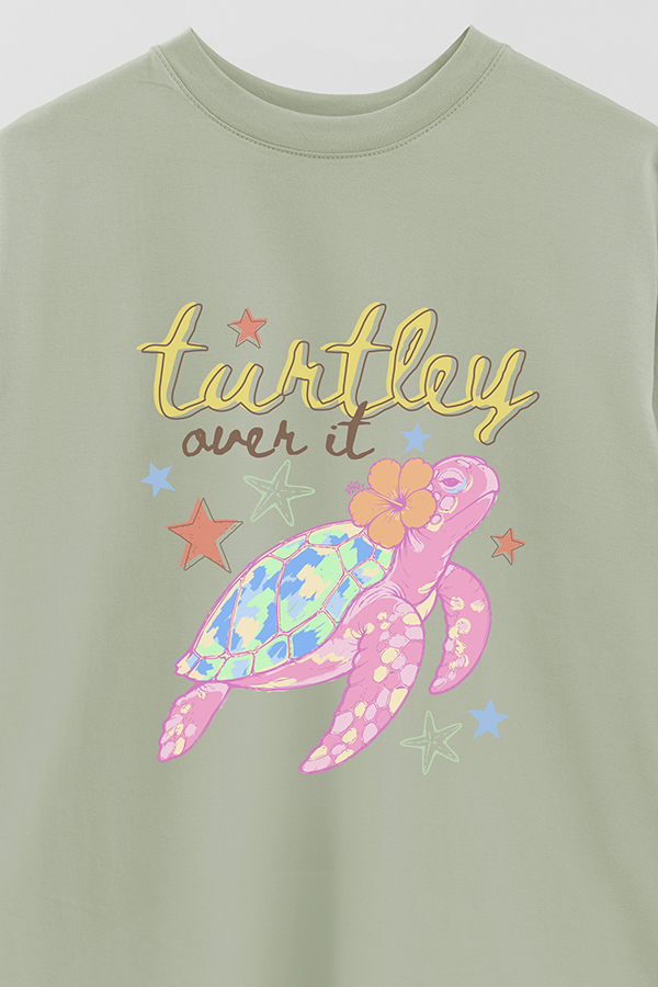 REMERA OVER ESTAMPADA CL TURTLEY