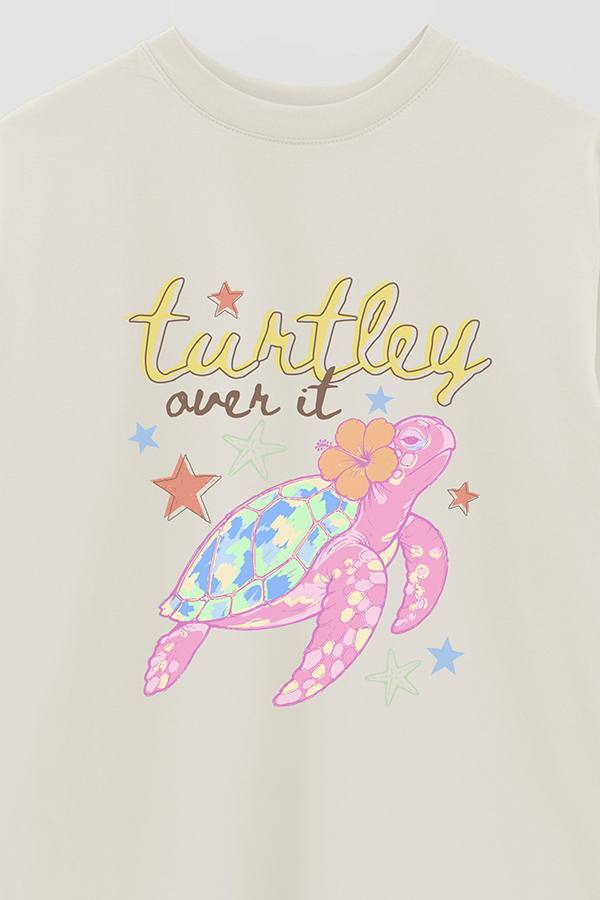 REMERA OVER ESTAMPADA CL TURTLEY