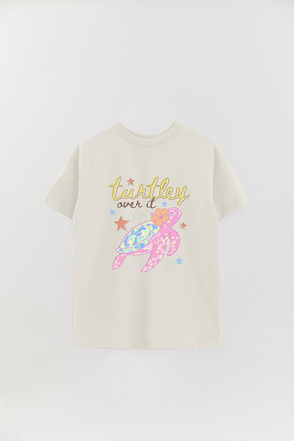 REMERA OVER ESTAMPADA CL TURTLEY