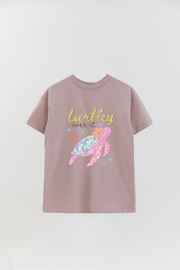 REMERA OVER ESTAMPADA CL TURTLEY