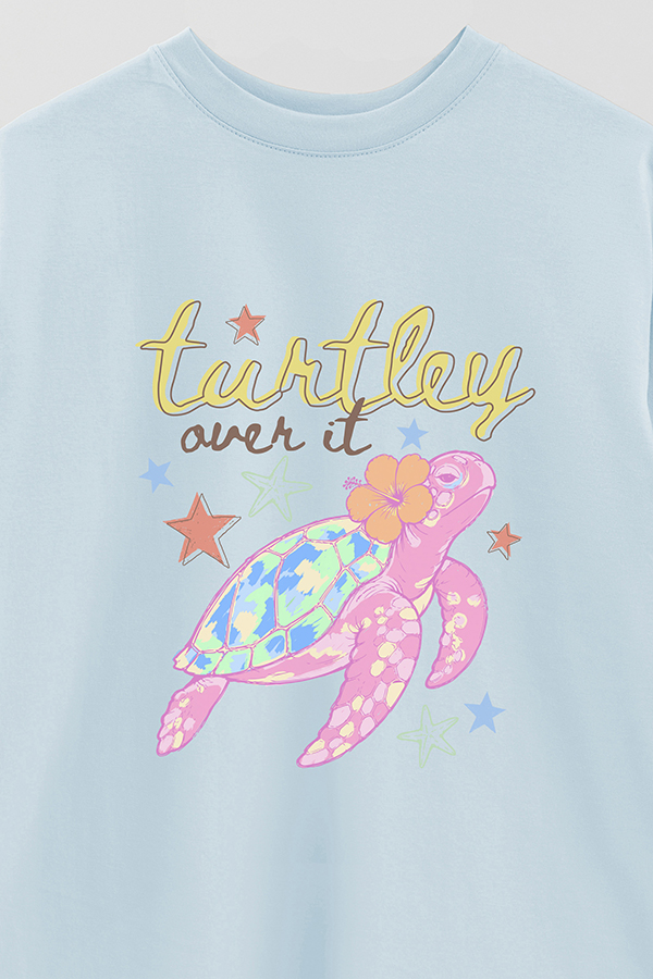 REMERA OVER ESTAMPADA CL TURTLEY
