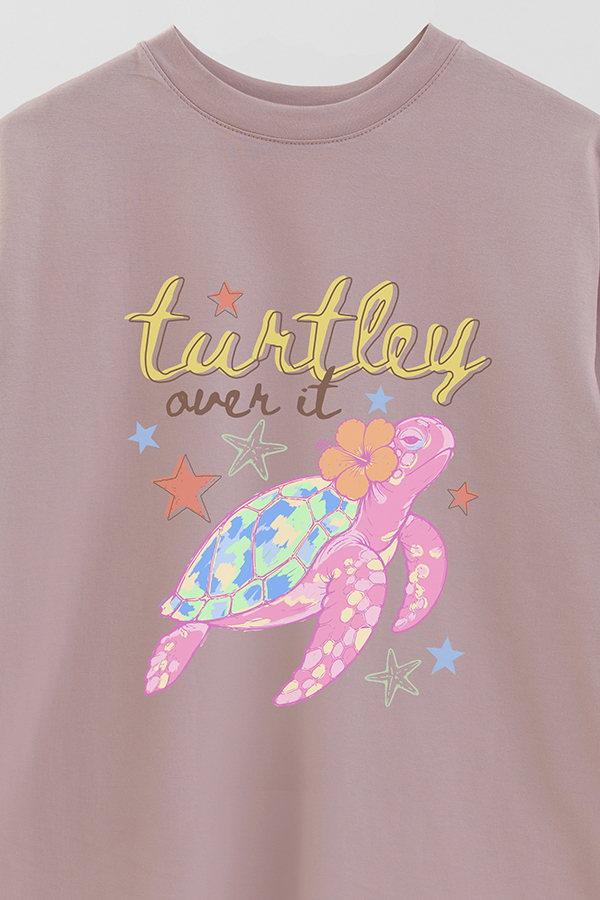 REMERA OVER ESTAMPADA CL TURTLEY
