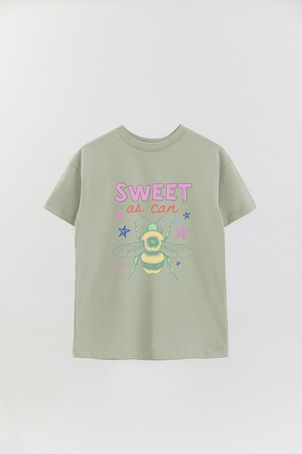 REMERA OVER ESTAMPADA CL SWEET AS CAN BE