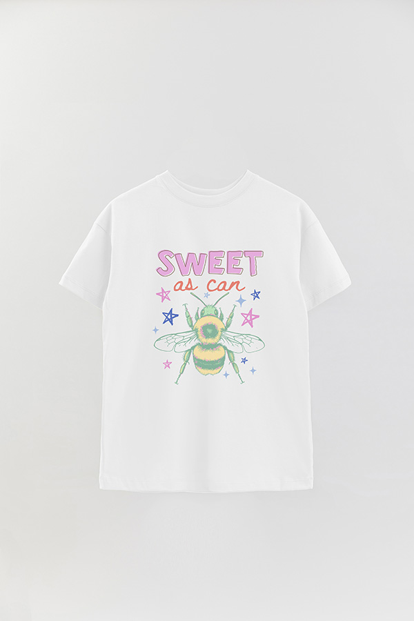 REMERA OVER ESTAMPADA CL SWEET AS CAN BE