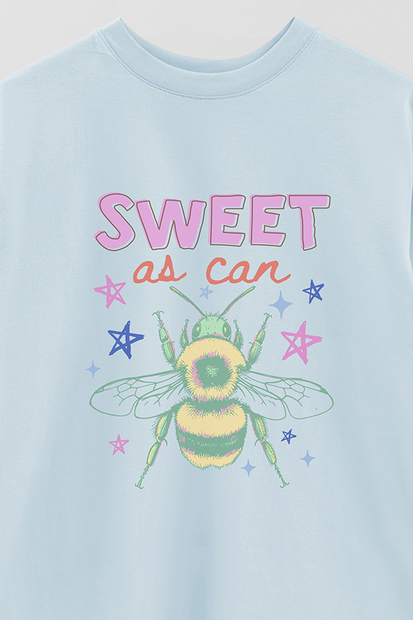REMERA OVER ESTAMPADA CL SWEET AS CAN BE