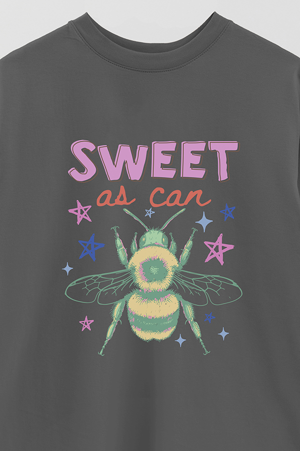 REMERA OVER ESTAMPADA CL SWEET AS CAN BE