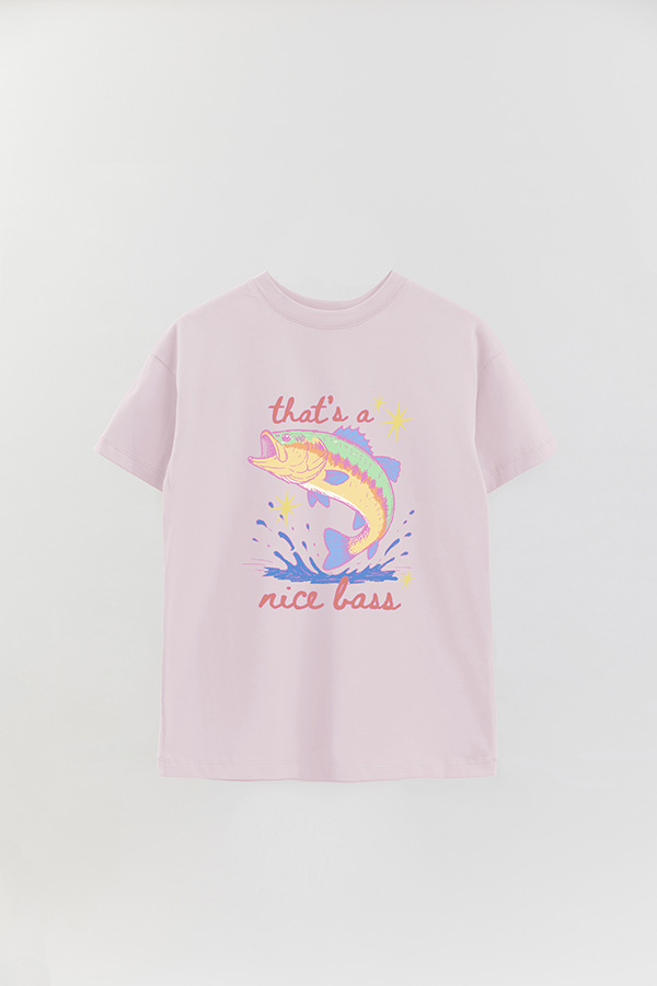 REMERA OVER ESTAMPADA CL NICE BASS
