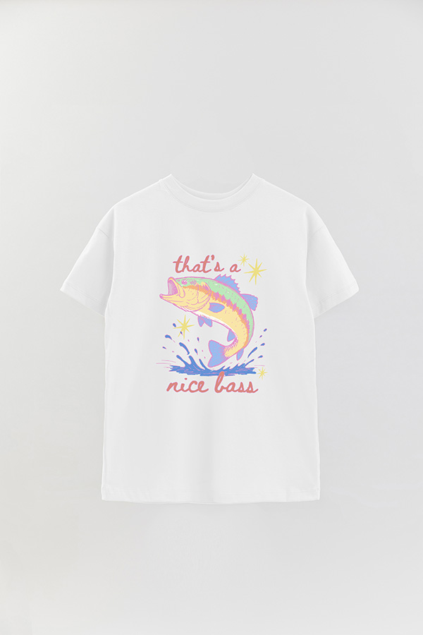 REMERA OVER ESTAMPADA CL NICE BASS