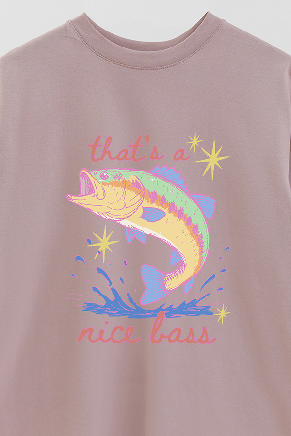 REMERA OVER ESTAMPADA CL NICE BASS