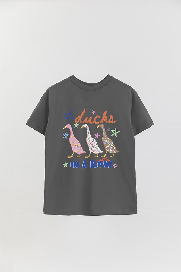 REMERA OVER ESTAMPADA CL MY DUCKS