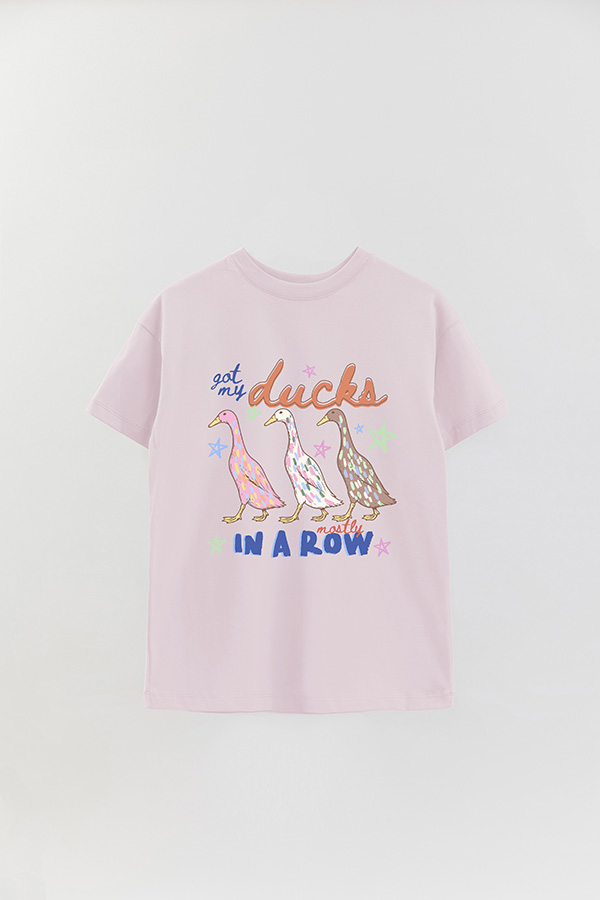 REMERA OVER ESTAMPADA CL MY DUCKS