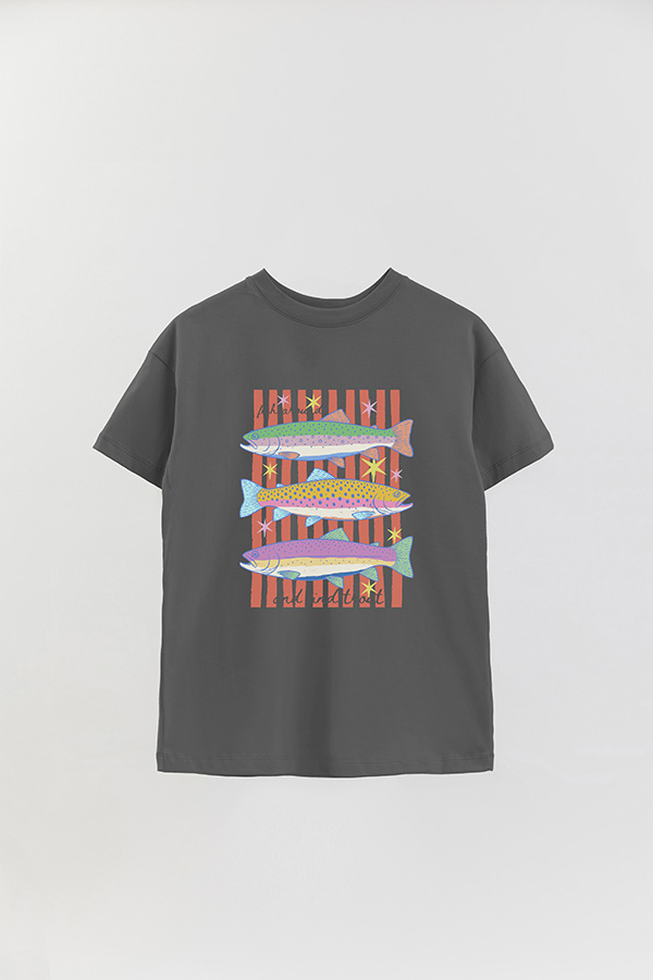 REMERA OVER ESTAMPADA CL FISH AROUND