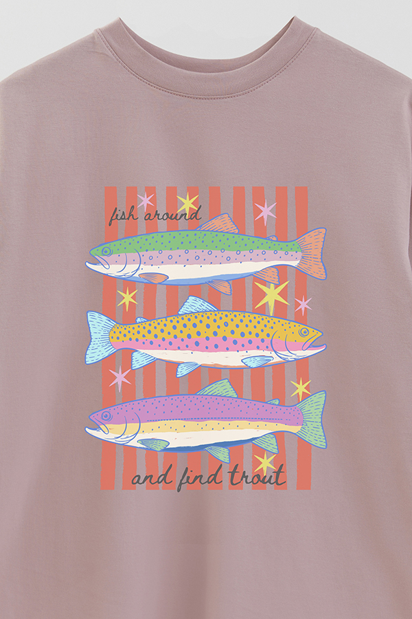 REMERA OVER ESTAMPADA CL FISH AROUND