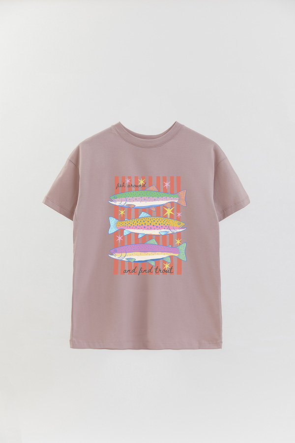 REMERA OVER ESTAMPADA CL FISH AROUND