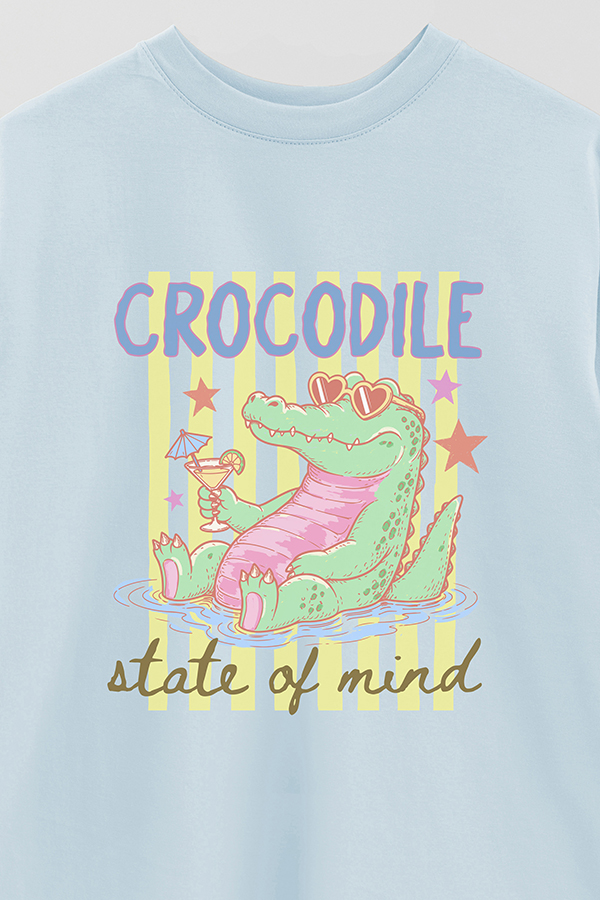 REMERA OVER ESTAMPADA CL CROCODILE