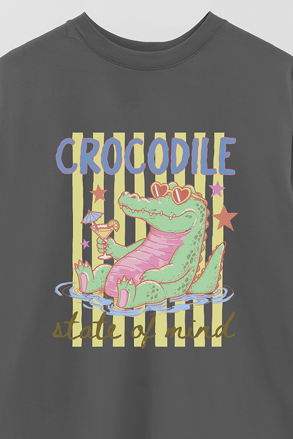 REMERA OVER ESTAMPADA CL CROCODILE