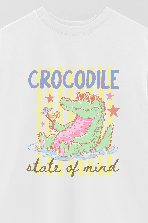 REMERA OVER ESTAMPADA CL CROCODILE